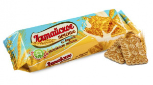 «Алтайское» печенье со вкусом топлёного молока, 100г
