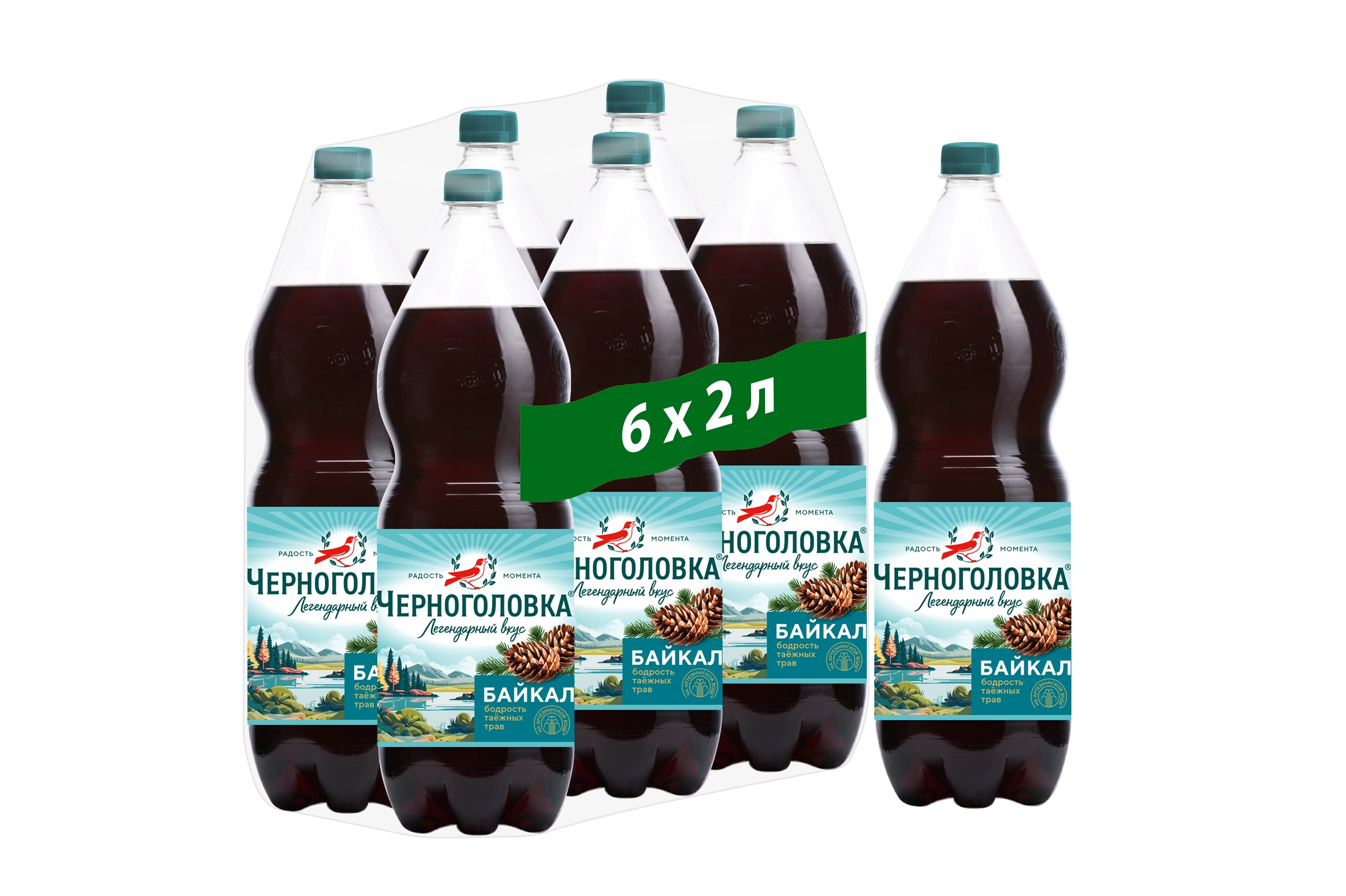 Лимонад ЧЕРНОГОЛОВКА Байкал, газ, 2 л, ПЭТ купить с доставкой по Оренбургу  и области